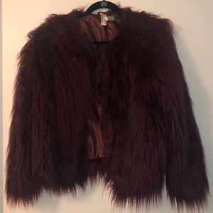 H&M Shaggy Faux Fur Jacket